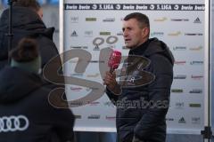 2024_1_27 - 3. Liga - Saison 2023/24 - 1. FC Saarbrücken - FC Ingolstadt 04 -  - Cheftrainer Michael Köllner (FC Ingolstadt 04) beim Intwerview - XXXXX - Foto: Meyer Jürgen