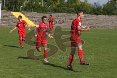 A - Junioren Bundesliga Süd/Südwest -  Saison 2021/2022 - FC Ingolstadt 04 - Karlsruher SC - Der 1:1 Ausgleichstreffer durch Krupa Jerpen (#10 FCI) - jubel - Foto: Meyer Jürgen