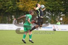 Bezirksliga - Saison 2025/26 - FC Gerolfing - SVA Palzing - Phillipp Haunschild (Nr.12 - FC Gerolfing) - Dominic Schermbach schwarz Palzing - Foto: Meyer Jürgen
