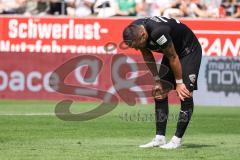 3. Liga; Rot-Weiss Essen - FC Ingolstadt 04; Pascal Testroet (37, FCI) Chance verpasst