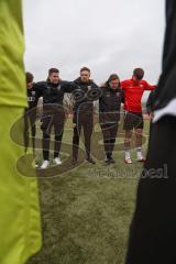 B-Junioren - Bayernliga -  Fc Ingolstadt 04 - TSG 1860 Rosenheim - Kevin Ulrich Trainer FCI - spricht nach dem Spiel zu der Mannschaft -  Foto: Meyer Jürgen