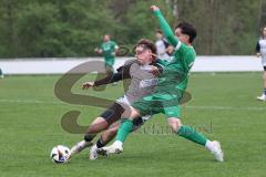 Bezirksliga - Saison 2025/26 - TSV Ober./Unterhaunstadt - FC Gerolfing - Ahmet Altay (Nr.25 - FC Gerolfing) - Fabio Udella grau Ober./Unterhaunstadt - Foto: Meyer Jürgen