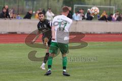 Kreisliga - FC Fatih Ingolstadt - FC Gerolfing -Ramazan Kurnaz schwarz Fatih Ing - Quirin Nuber weis Gerolfing -  Foto: Jürgen Meyer