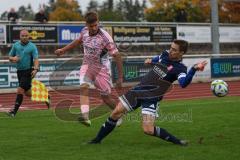 Bezirksliga - Saison 2025/26- TSV Gaimersheim - SpVgg Kammerberg - Nico von Swiontek Brzezinski (Nr.17 - TSV Gaimersheim) - Christof Pihale blau Kammerberg - Foto: Meyer Jürgen