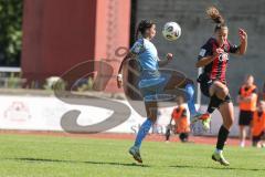 *** 2. Bundesliga Frauen - Saison 2025/26 - FC Ingolstadt 04 Frauen - Victoria Berlin - Laura Frank (Nr.6 - FC Ingolstadt Frauen I) - Hahn Maya Ruby blau Berlin - Foto: Meyer Jürgen
