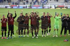 2023_11_11 - 3. Liga - Saison 2023/24 - MSV Duisburg - FC Ingolstadt 04 -  Die Mannschaft bedankt sich bei den Fans -  - XXXXX - Foto: Meyer Jürgen