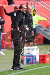 3.Liga - Saison 2022/2023 - FC Ingolstadt 04 -  - SV Waldhof-Mannheim - Cheftrainer Rüdiger Rehm (FCI) -  Foto: Meyer Jürgen