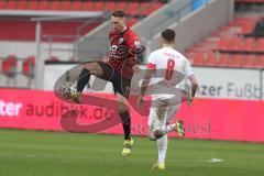 3. Fußball-Liga - Saison 2020/2021 - FC Ingolstadt 04 - FC Viktoria Köln - Tobias Schröck (#21,FCI)  - Foto: Meyer Jürgen