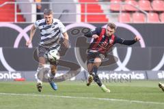 3. Liga; FC Ingolstadt 04 - SV Sandhausen; Yannick Deichmann (20, FCI) Torchance Girdvainis Edvinas (2 SVS)