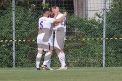 Relegation zur Kreisklasse - Saison 2022/2023 - SC Irgertsheim - MTV Ingolstadt - Der 1:1 Ausgleichstreffer durch Marco Battaglia weiss MTV - jubel - Foto: Meyer Jürgen