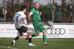 Bezirksliga - Saison 2025/26 - FC Gerolfing - SpVgg Altenerding - Marko Baumann weiss Altenerding - Astrit Topalaj (Nr.26 - FC Gerolfing) - Foto: Meyer Jürgen