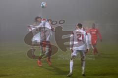 B - Junioren - Bayernliga - U17 - FC Ingolstadt 04 - 1. FC Nürnberg II - Vulcano Marco rot FC Ingolstadt - Taye Kirubel weiss Nürberg. - Foto: Meyer Jürgen