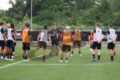 3. Liga; FC Ingolstadt 04 - Trainingsauftakt, Cheftrainer Rüdiger Rehm (FCI) Teambesprechung