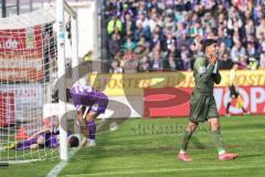3. Liga; VfL Osnabrück - FC Ingolstadt 04; Torchance verpasst Deniz Zeitler (38, FCI) ärgert sich