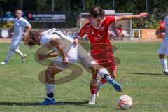 Kreisliga - Saison 2022/2023 - Türk.SV Ingolstadt - DJK Ingolstadt - Tom Staudenmeyer weiss DJK Ingolstadt - Eray Genc rot Türk.SV Ingolstadt - Foto: Meyer Jürgen