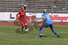 2. Frauen-Bundesliga Süd - Saison 2020/2021 - FC Ingolstadt 04 - SG 1899 Hoffenheim II - Reischmann Stefanie (#21 FCI) - Degen Selina blau Hoffenheim - Foto: Meyer Jürgen