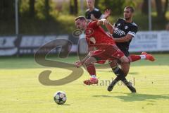 Kreispokal - Saison 2025/26- SV Eitensheim- TSV Gaimersheim  - Nicolae Nechita (Nr.19 - TSV Gaimersheim)Niklas Elm rot Eitensheim - XXXXX - Foto: Meyer Jürgen