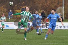 Landesliga - Saison 2025/26 - SV Manching - VFB Durach - Fabian  Neumayer (Nr.9 - SV Manching) - Nosdrin Marc blau Durach  - Foto: Meyer Jürgen