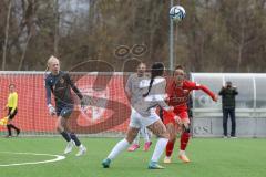 2. Bundesliga Frauen - Saison 2023/24 - FC Ingolstadt 04 Frauen - FC Carl Zeiss Jena - Metzner Anika weiss Jena - Katharina Krist (Nr.14 - FCI) - Foto: Meyer Jürgen