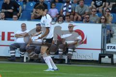 3.Liga - Saison 2022/2023 - VFL Osnabrück - FC Ingolstadt 04 - Röhl Merlin (Nr.34 - FCI) - mit dem 0:1 Führungstreffer - Jubel - Foto: Meyer Jürgen