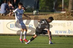 Landesliga - Saison 2026/27 - SV Manching - VFR Neuburg - Dominik Brnadic (Nr.2 - SV Manching) - Bauer Philippe weiss Neuburg - Foto: Meyer Jürgen