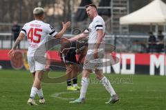 3. Liga - Saison 2023/24 - Testspiel - 1. FC Nürnberg - FC Ingolstadt 04 - Jannik Mause (Nr.7 - FCI) schiesst den 0:2 Führungstreffer - jubel -  - XXXXX - Foto: Meyer Jürgen