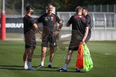 3. Liga - Saison 2026/27 - 1. Trainingseinheit mit Achim Beierlorzer - Cheftrainer Achim Beierlorzer (FCI) - Co-Trainer Nico Antonic (FCI) - Co-Trainer Markus Feldhoff (FCI) - XXXXX - Foto: Meyer Jürgen