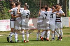 Kreisliga - Saison 2024/25- SV Kasing - TSV Kösching-  -  Der 1:0 Führungstreffer durch - Simon Renn weiss Kasing - jubel  - Foto: Meyer Jürgen