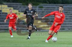 Bayernliga Süd - Saison 2022/2023 - FC Ingolstadt 04 - SV Erlbach - Arian Llugiqi rot FCI - Foto: Meyer Jürgen