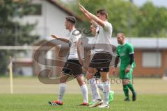 A-Klasse - Saison 2023/24 - TSV Gaimersheim II - FC Gerolfing II-  -  Der 2:0 Führungstreffer durch - Christoph Katzenbogen weiss Gaimersheim - jubel -  - XXXXX - Foto: Meyer Jürgen