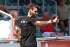 Bezirksliga - Saison 2024/25 - Freundschaftsspiel - FC Gerolfing - SV Kasing - Trainer Fabian Reichenberger (SV Kasing) - XXXXX - Foto: Meyer Jürgen