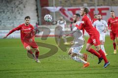 3. Liga - FSV Zwickau - FC Ingolstadt 04 - Fatih Kaya (9, FCI) Reinhardt Julius (30 Zwickau)