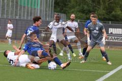3. Liga; Testspiel; FC Ingolstadt 04 - TSV Rain/Lech, Nikola Stevanovic (15, FCI) Foul vor dem Tor Zweikampf Kampf um den Ball