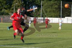 A-Junioren Bundesliga Süd/Südwest - Saison 2021/22 - FC Ingolstadt 04  - SpVgg Greuther Fürth - Jeroen Krupa rot FCI  - Max Böhnke Torwart Greuther Fürth - Foto: Jürgen Meyer