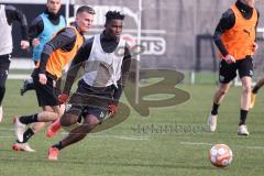 2.BL; FC Ingolstadt 04 - Trainingsstart nach Winterpause, Neuzugänge, Hans Nunoo Sarpei (FCI) und Florian Pick (FCI)