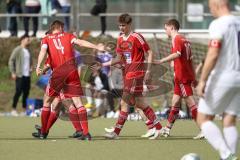 Kreisklasse - Saison 2023/24 - MTV Ingolstadt - TSV Kösching  -  Der 0:1 Führungstreffer durch - Lukas Kastl rot Kösching - jubel - Foto: Meyer Jürgen