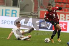 3. Fußball-Liga - Saison 2020/2021 - FC Ingolstadt 04 - FC Viktoria Köln - Ganiggia Ginola Elva (#14,FCI)  - Foto: Meyer Jürgen