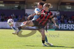 *** 2. Bundesliga Frauen - Saison 2025/26 - FC Ingolstadt 04 Frauen - Victoria Berlin - Nina Penzkofer (Nr.29 - FC Ingolstadt Frauen I) - Hahn Maya Ruby blau Berlin - Foto: Meyer Jürgen