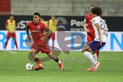 3. Liga; FC Ingolstadt 04 - Erzgebirge Aue; Emilio Kehrer (44, FCI) Fabisch Jonah (20 Aue)