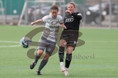 2024_2_10 - 2. Bundesliga Frauen - Saison 2023/24 - Freundschaftsspiel - FC Ingolstadt 04 Frauen - Schwaben Augsburg - Rebekka Spies Augsburg grau  - Lisa Ebert (Nr.10 - FC Ingolstadt Frauen) - Foto: Meyer Jürgen