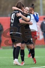 2. Bundesliga Frauen - Saison 2023/24 - FC Ingolstadt 04 Frauen - HSV Fr.1 - Anna-Lena Fritz (Nr.19 - FCI) schiesst den 2:2 Ausgleichstreffer - jubel - Foto: Meyer Jürgen