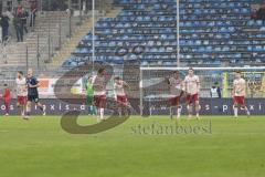 3. Liga - Saison 2025/26 - Waldhof Mannheim  -  FC Ingolstadt 04 - Enttäuschte Gesichter nach dem 1:1 Anschlusstreffer - XXXXX - Foto: Meyer Jürgen