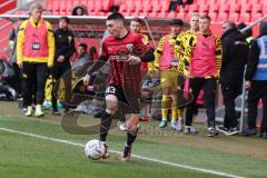 3. Liga; FC Ingolstadt 04 - Borussia Dortmund II; Felix Keidel (43, FCI)