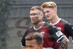 3. Liga; FC Ingolstadt 04 - Trainingsauftakt, Neuzugang Max Dittgen (10, FCI) Maximilian Neuberger (38, FCI)