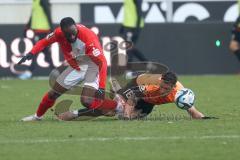 2024_1_20 - 3. Liga - Saison 2023/24 - HallescherFC - FC Ingolstadt 04 -  - Ryan Malone (Nr.16 - FC Ingolstadt 04) - XXXXX - Foto: Meyer Jürgen