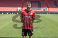 Arian Llugiqi (25, FCI) ; FC Ingolstadt 04; 3.Liga, Porträttermin 2022/2023,