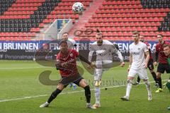 3. Liga - Fußball - FC Ingolstadt 04 - SV Meppen - Justin Butler (31, FCI) Al-Hazaimeh Jeron (25  Meppen)