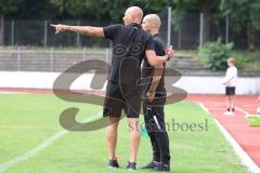 2. Fußball-Liga - Frauen - Saison 2022/2023 - FC Ingolstadt 04 - TSG Hoffenheim - Co-Trainer Thorsten Splieth - Cheftrainer Miren Catovic - Foto: Meyer Jürgen