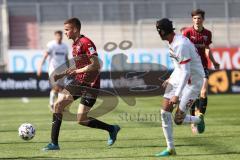 3. Liga - FC Ingolstadt 04 - FSV Zwickau - Filip Bilbija (35, FCI) Nkansah Steffen (25 Zwickau)