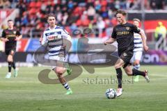 3. Liga; FC Ingolstadt 04 - MSV Duisburg; Moritz Seiffert (23, FCI) Jonas Michelbrink (16 MSV)